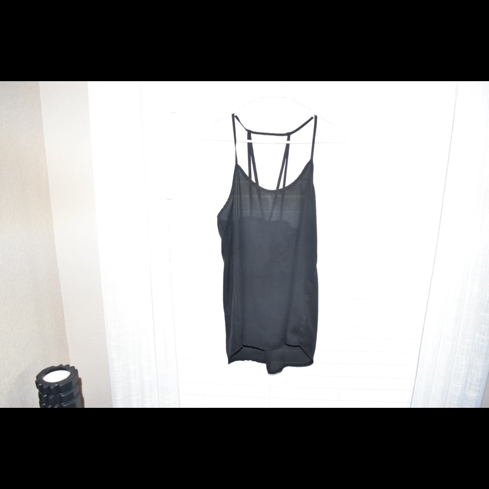 Strappy back blouse